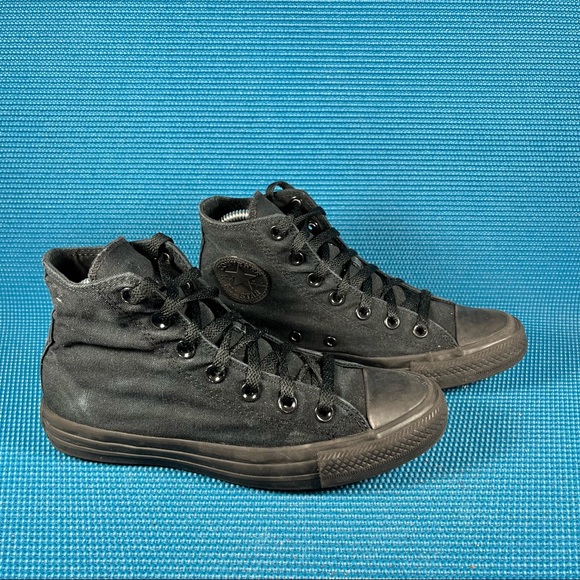 Converse Shoes - Converse Chuck Taylor All-Star Hi Triple Black Shoe - Women 8